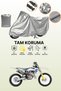 Gray Husqvarna Tc 50 Compatible Motorcycle Cover, Protective Cover, Motor Cover