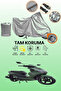 Gray Lock Compatible Motolux W46 Compatible Motorcycle Cover, Protective Cover