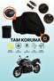 Black Lock and Tail Bag Compatible Bmw K 1300 R Compatible Motorcycle Tarpaulin, Protective Cover