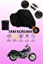 Black Lock Compatible Kuba Superlight 150 Compatible Motorcycle Tarpaulin, Protective Cover
