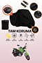 Black Lock and Tail Bag Compatible Kuba Cr1 Compatible Motorcycle Tarpaulin, Protective Cover