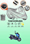 Gray Rear Bag Compatible Arora Max Jet Compatible Motorcycle Cover, Protective Cover