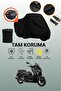 Black Rear Bag Compatible Yamaha X-Max 250 Momodesign Compatible Motorcycle Tarpaulin, Protective Cover