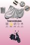 Gray Rear Bag and Lock Mismatch Arora Ar 50-20 Today Compatible Motorcycle Tarpaulin