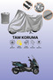Gray Piaggio Mp3 530 Exclusive Compatible Motorcycle Tarpaulin, Protective Cover, Motor Tarpaulin