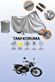 Gray Lock Compatible Motolux Mz46 t Compatible Motorcycle Cover, Protective Cover