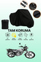 Black Kanuni Bs 125 Compatible Motorcycle Cover, Protective Cover, Motorcycle Tarpaulin