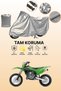 Gray Kawasaki Kx 85 Compatible Motorcycle Cover, Protective Cover, Motorbike Cover