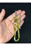 Special Gift for Your Loved One: Light Green Agate Bead Tesbi̇h with a Round Cut, Natural Stone, H-1498.