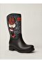 Minnie Big Buckle Waterproof Girl's Rain Boots - 7