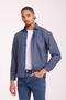 Alfonso Plaid Large Check Relaxed Fit 100% Cotton Flannel Fabric Men's Shirt - Blue - 2