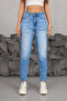 Women's Stretchy/Stretch Fabric High-Waist Mom Jeans