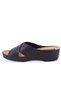 Dza37-1802 Black Daily Orthopedic Women's Slippers - 4