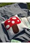 Red Mushroom Punch Embroidered Pillow Cushion Cover,Decorative Home Gift - 5