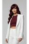 Wavy Riveted Fiber Synthetic Medium Wig - Red Brown - 4