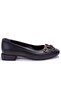 DZA07-8243606 Black Classic Heeled Women's Shoes - 2