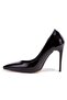Dza07-388460 Black Patent Leather 10.5 cm Thin Heel Stiletto Women's Shoes - 3