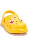 Dja75-Crs01 Yellow Orthopedic Daily Unisex Cross Sports Slippers