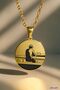 Nighthawks (Nighthawks)- Edward Hopper |   316L Steel Necklace - 2