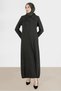Eyelet Detail Zippered Overcoat 10534