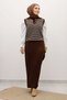 Striped Knitwear Sweater Tsd250239 Brown - 5