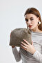 Heybes Women's Striped Jute Straw Clutch Handbag - 2