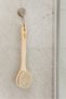 Natural Bath Back Brush Horsehair Oval (Suitable for Wet and Dry Use) Long Handle Cellulite Brush - 7