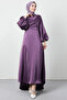 Tailed Degaje Dress Dark Lilac - 3