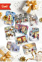 9-Piece Glittery New Year Postcard Set New Year Winter Scenery Nostalgia