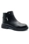 Women's Genuine Leather Zipper Detailed Boots 2551022K - Black - 36 - 3