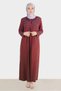 Stone Printed Crepe Dress 20245 - 2