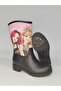 Blackpink Printed Waterproof Girls' Rain Boots - 3 - 5