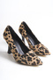 Luna Model Pointed Toe Daily Wear Heeled Shoes - 2