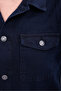 Women's Navy Blue Oversize Shirt Jacket - 8