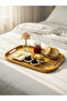 2-Piece Bamboo Wooden Rectangular Tea Coffee Serving Luxury Presentation Tray with Handles - 3