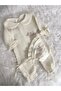 Muslin Embroidered Jumpsuit Bonnet Beret