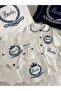 Embroidered 100% Cotton Hospital Dish Set - 3