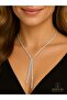 Minimal Sparkling Waterway Luxury Women's Necklace - 3