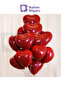 Balloon Land High Quality Heart Shaped Latex Balloon 25 Pcs
