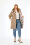 Women's Long Waterproof Quilted Hooded Quilted Coat Plus Size Quilted Plaid Quilted - 2