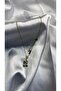 Elegant Butterfly and Single Stone Necklace - 2