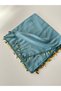 1 piece of handmade embroidered tulle handkerchief, 100x100 cm