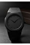 Men's Black Carbon Arabic Numerals Fashion Wrist Watch - 3