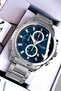 3 Atm Water Resistant Men's Wristwatch Silver Color Steel Band Tjeg2017C3
