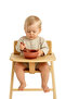 2-Piece Silicone Baby Feeding Set / Food Bowl / Baby Cup - Brick Color - 2