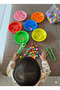 6Mp # 039 Masha Bowl and Pompom Transfer Set - 2