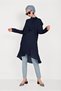 Neck Tie Asymetric Tunic 40447 - 2