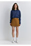Zippered Brown Mini Skirt 1310746 -70293 - 2