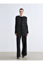 Lcw Grace Black V-Neck Shiny Women's Vest - 2