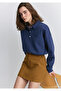 Zippered Brown Mini Skirt 1310746 -70293